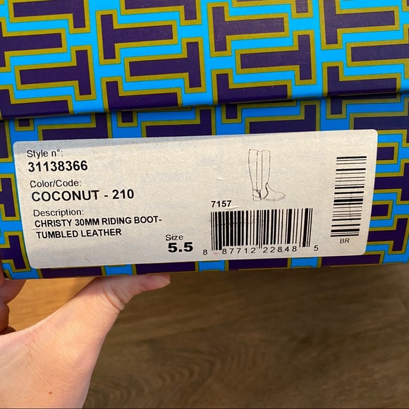 Tory Burch Christy Riding Boot - Coconut - Picture 15 of 15